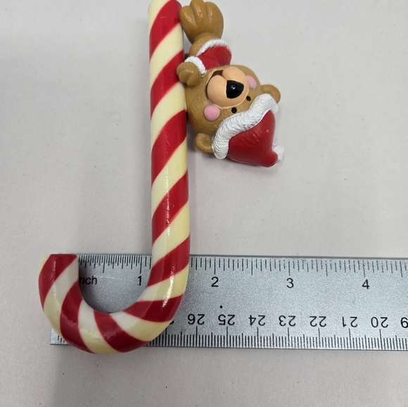 Hallmark Tree Trimmers Collection "A Christmas Treat" Bear Oversize Candy Cane - Picture 10 of 10